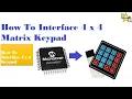 Microcontroller PIC16F877 44 How To Interface 4x4 Matrix Keypad Using Mikro C For PIC