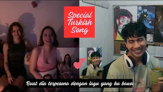 bawain lagu buat dia sampai temannya mendukung kami tuk bersama ometv internasional