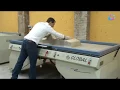 Vacuum forming and sublimation of Solid Surface material