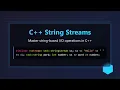 C String Streams A Beginner s Guide to String