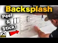 How to Install a Kitchen Backsplash Easy DIY Step-by-Step Tutorial PEEL-AND-STICK