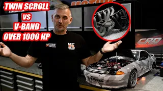 Twin Scroll vs V-Band Manifold and Housing Test But in Reverse - Motive Garage