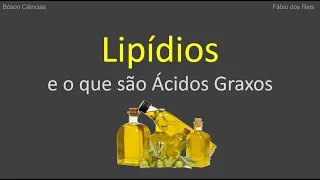 Introdução aos Lipídios e o que são Ácidos Graxos