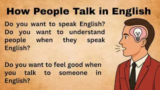 How People Talk in English Think and Talk in English Think and Speak in English