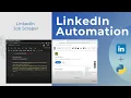 LinkedIn Job Scraper LinkedIn Automation - Python DataKund