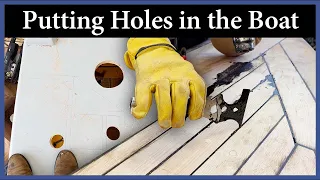 Holes In the Boat and Deck Waterproofing – Episode 257 – Acorn to Arabella: Journey of a Wooden Boat