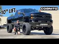Transforming a Classic Lifting a 2019 Chevy 2500 with a 10 Cognito kit KG1 Forged wheels