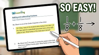 Adding and Subtracting Fractions Word Problems K5 Learning