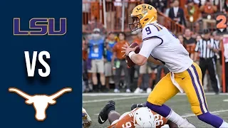 week 2 2019 6 lsu vs 9 texas full game highlights