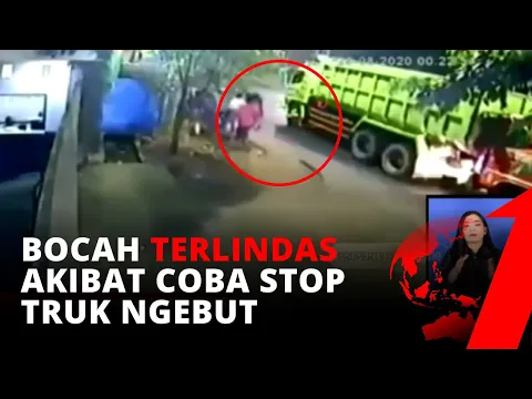 Detik-detik Bocah Terlindas Truk Gegara Menghadang Truk Ngebut | tvOne
