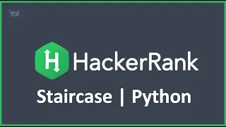 Staircase Python Hacker Rank Solution
