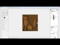 Plain Cat Charart Tutorial GIMP