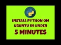 How To Install Python On A Computer Running Ubuntu OS