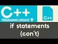 If Statements con t C Tutorial 17