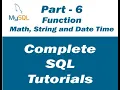 SQL Tutorials - Math String and Date Time Function with Practical in Hindi