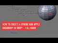 How to Create a Sphere and Apply Rigidbody in Unity Gamedev Tricks