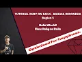 Tutorial Ruby on Rails - 5 Flow Cara Kerja dan Konsep Ruby on Rails Hello World Bahasa Indonesia