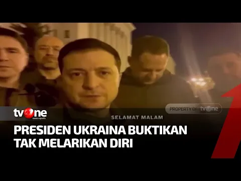Presiden Ukraina Buktikan Bahwa Dirinya Tidak Melarikan Diri Lewat Video