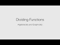 Dividing Functions