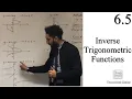 Edexcel A level Maths 6 5 Inverse Trigonometric Functions