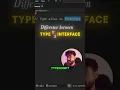 Interface vs Type in Typescript