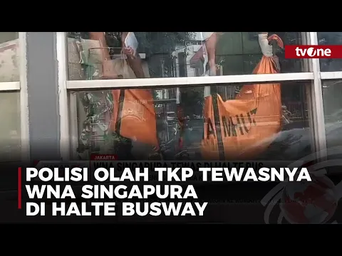 GEGER! WNA Asal SIngapura Ditemukan Tewas di Halte TransJakarta