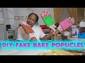 DIY Fake Bake Popsicles Easy 3 Popsicle Tutorial