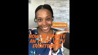 How To Create An Event With Eventbrite
