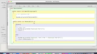 CLASS 11 12 COMPUTER SCIENCE - Recursion in Java Part