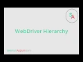 Selenium Tutorials - WebDriver Hierarchy