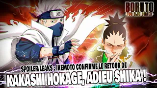 ikemoto spoiler kakashi hokage returns after shikamarus death 