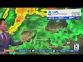Showers linger into Friday from atmospheric river