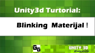 Unity3D Tutorial 21 Blinking Materijal