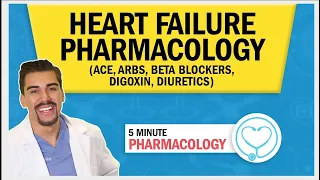 Heart Failure Medications Pharmacology ACEs ARBs Beta Blockers Diuretics for Nursing NCLEX