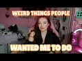 Weird things people have asked me to do when selling feet pics