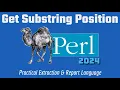 Learn Perl Programming 2024 Get Substring Position Code Example