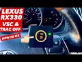 HOW TO FIX RESET VSC AND TRAC OFF LIGHTS ON LEXUS RX330
