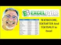 TEXTBEFORE TEXTAFTER And TEXTSPLIT In Excel