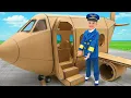 Lagu Cardboard Airplane Challenge for kids