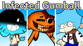 FNF ZOMBIE WORLD OF GUMBALL + Cutscenes (Tenebris Rises: A New Day) Gumball, Dawin, Pico