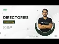 OS Library - Directories Ashish Jangra GeeksforGeeks Python
