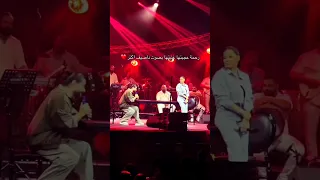 رحمه رياض تنعجب بنصيف زيتون يغني اغنيتها حلو هالشعور دندنها