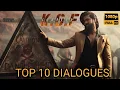 KGF Chapter 2 | Top 10 Dialogues of Rocky 🔥 | Full HD | Filmy Scenes