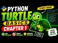 Python Turtle Chapter 1 0 se Coding Start First Drawing Tutorial Hindi