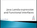 Java Lamda expression and Functional interface - Part-42