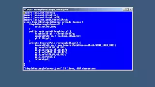 Lesson1 Building a Rectangle with GeneralPath Java Graphics Tutorial