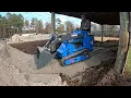 Rippa Rs 06 Mini Skid Steer Working Hard In The Cow Shed