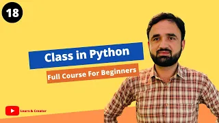 Class and object in Python Python Tutorial for Beginners-Lecture
