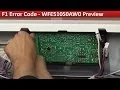 Whirlpool Stove - F1 Error Code