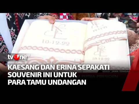 Menilik Salah Satu Souvenir Nikahan Kaesang Pangarep dan Erina Gudono